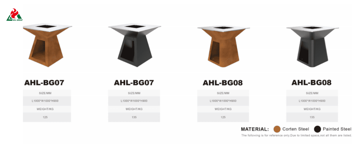 Corten Steel BBQ Grill Series Supplier